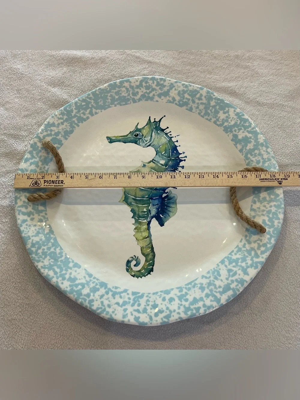 Tommy Bahama Seahorse Melamine Serving Tray